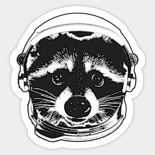 Astronaut Raccoon Sticker